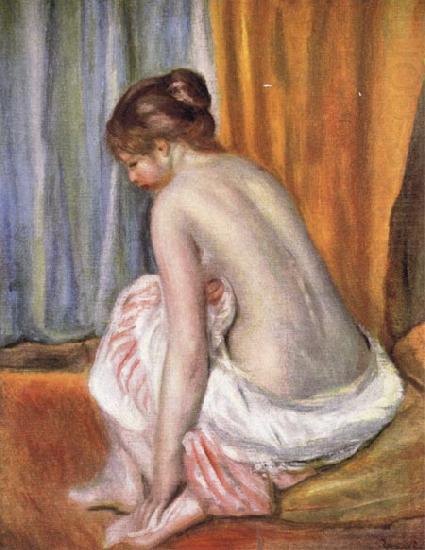 Pierre Renoir Back View of a Bather china oil painting image